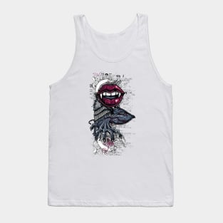 Monstrous Lips Tank Top